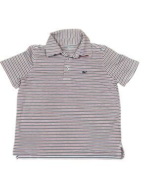 Boys classic Vineyard Vines Bradley Stripe Sankaty polo- Size 7